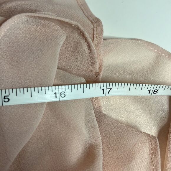 Bcbgeneration light pink blush sleeveless dress choker  + keyhole neck SZ XS - Picture 11 of 13